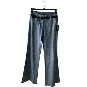 Sele Dress Linen Pants Youth 5 Mid Rise Belted Wide Leg Casual Comfy Officewear